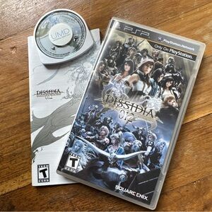 CIB Dissidia 012 Duodecim Final Fantasy For Sony PSP 2011 Manual, Registration